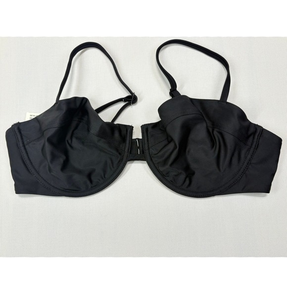 Aerie The Sunnysideup Bikini Top 38C True Black - Picture 1 of 8